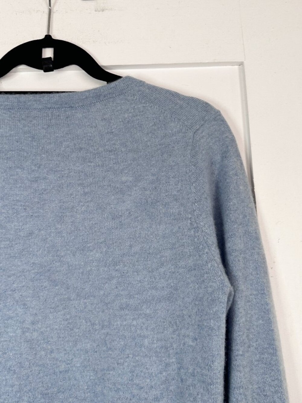 Quince 100% Mongolian Cashmere Cardigan Faded Denim Blue M - Picture 5 of 11